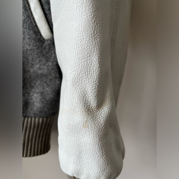 MKI MIYUKI ZOKU GREY/WHITE CLASSIC VARSITY JACKET - Picture 12 of 16